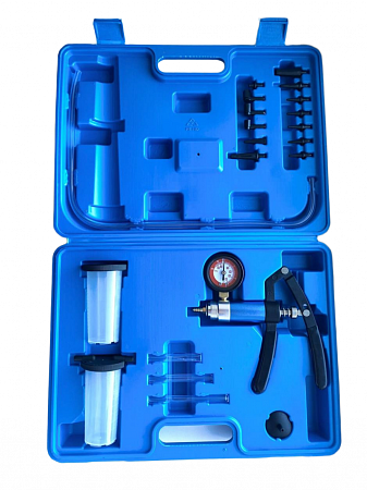 А-7703 Тестер давления и вакуометр, 21 пр. Car Tools