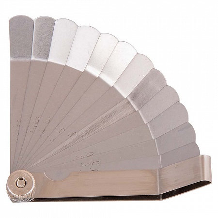 AV-921124 Набор щупов изогнутых 0,203-0,66мм; 0,008"-0,026" 12 лезвий