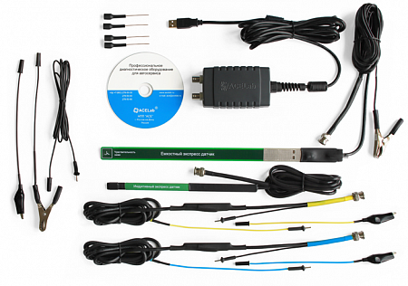 Двухканальная USB-приставка (мотор-тестер) «АВТОАС-ЭКСПРЕСС 2М» (базовый комплект)