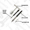 A-0814 Набор для очистки посадочных мест дизельных форсунок (11 пр.) Car tools