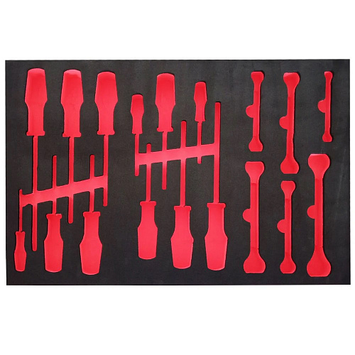 Ложемент для головок, удлинителей, воротков и трещоток 1/2', 1/4', 3/8' (A)