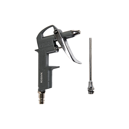 Пистолет продувочный ROSSVIK CDG-10-2-3 (DG-10), длина трубки 100 мм, 1/4", 6 бар, 200 л/мин