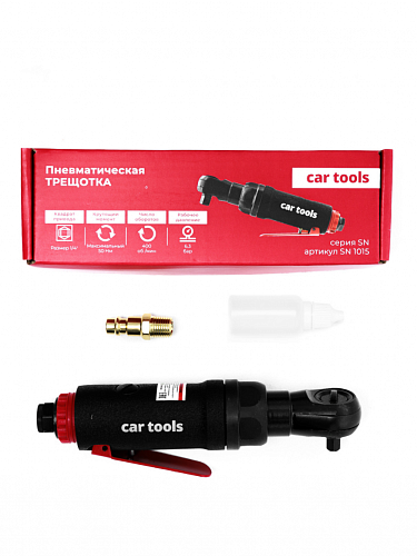 SN1015 Пневмотрещотка угловая, 1/4&amp;quot; 50Нм Car Tools 