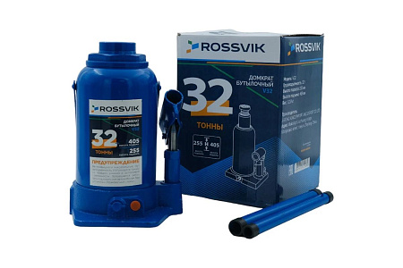 Домкрат бутылочный ROSSVIK V32, г/п 32,0т