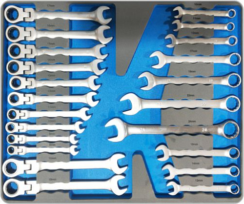 JX-07-267 Тележка инструментальная, 7 ящиков, 267 инструментов