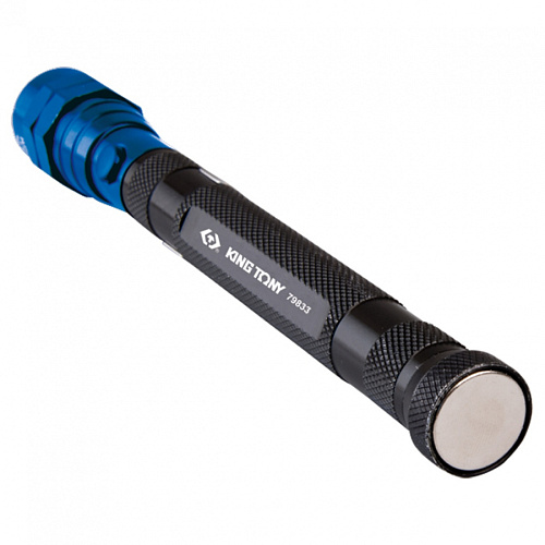 79833 Фонарь светодиодный телескопический 3 элемента 4ХLR44 магнит