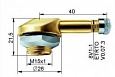 Вентиль грузовой V3.12.1 (40MSF) TR-3121, L=40мм, D=15.7мм