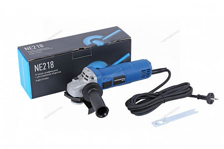 NE218 Угловая шлифмашина с регулировкой оборотов, 125 мм, 1800 Вт