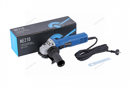 NE410 Угловая шлифмашина с регулировкой оборотов, 125 мм, 1020 Вт