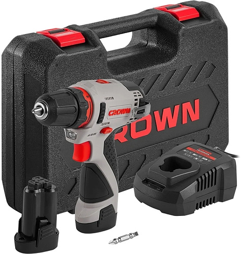 Аккумуляторный шуруповерт CROWN CT21072HX-2 BMC