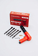 Пневмозубило Car tools SN1002 б/с с набором зубил, 5шт