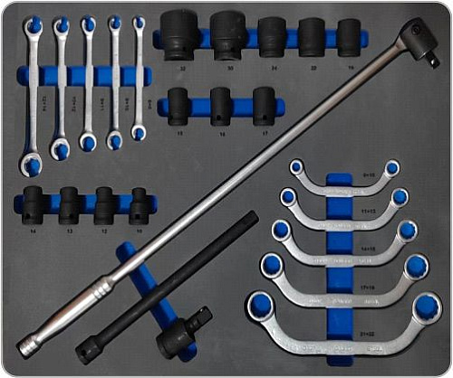 JX-07-267 Тележка инструментальная, 7 ящиков, 267 инструментов