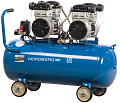 Компрессор безмасляный 220 В, ресивер 100 л, 400 л/мин. NCEO100/400