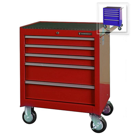 AT267651M Тележка инструмент. на колесах 5 ящ.