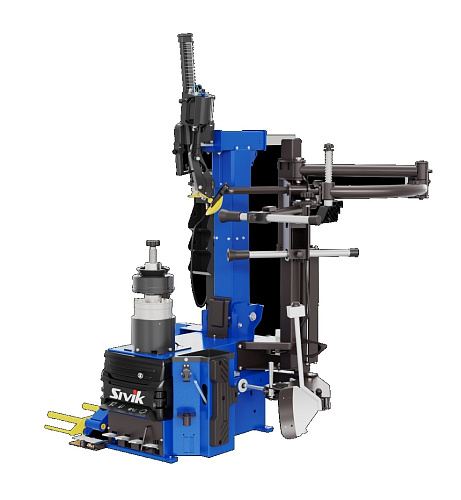 Стенд шиномонтажный автоматический, центр. зажим, инвертор, КС-405А ПРО,220В 