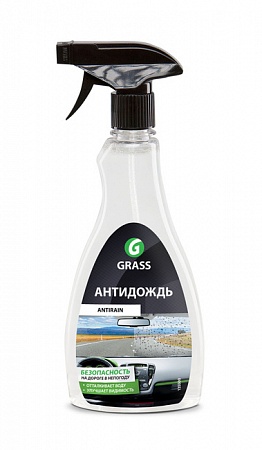 Антидождь Grass, средство для стекол и зеркал, 500 мл
